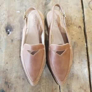 Sperry Women's Tan Slingback Shoes